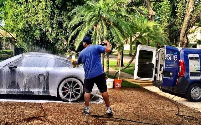 Washé Is A New On-Demand Car Wash Service Based In Boca Raton